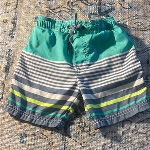 Carter's Green and Gray Casual Bottoms with Elastic Waistband